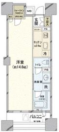 パークホームズ横濱山下公園 7階 間取り図