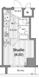 ガーラ芝御成門 13階 間取り図