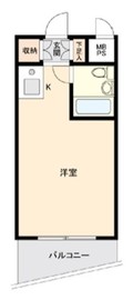 ONE ROOF FLAT NISHIWASEDA 1206 間取り図
