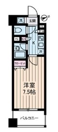パレステュディオ九段北の丸 2階 間取り図