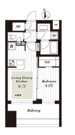 シティインデックス秋葉原 2階 間取り図
