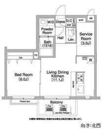 コンフォリア学芸大学 307 間取り図