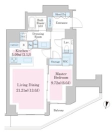 南麻布レジデンス 204 間取り図