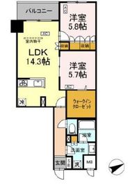 (仮称)中葛西5丁目プロジェクト 102 間取り図