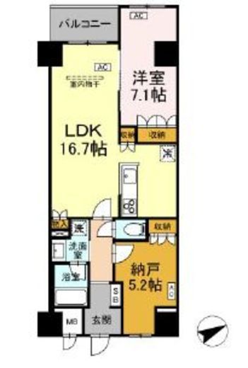 (仮称)中葛西5丁目プロジェクト 106 間取り図