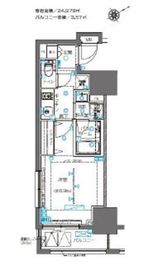 ZOOM横浜桜木町 6階 間取り図
