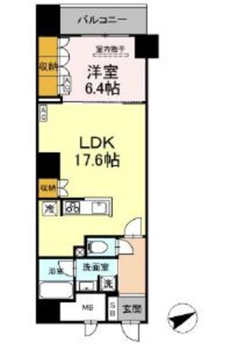 (仮称)中葛西5丁目プロジェクト 404 間取り図