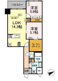 (仮称)中葛西5丁目プロジェクト 207 間取り図