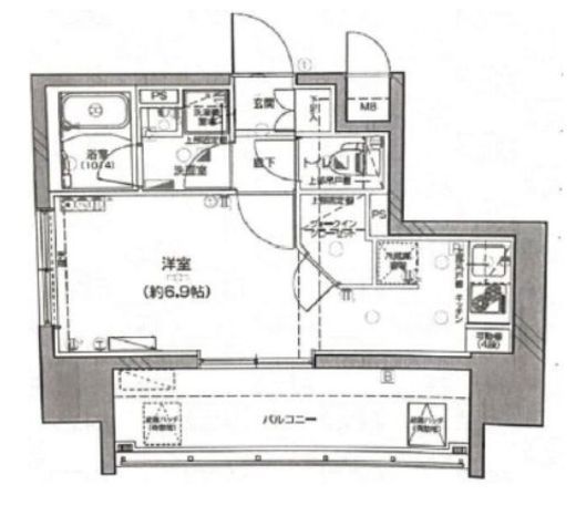 Le'a横濱ベイサイド 10階 間取り図