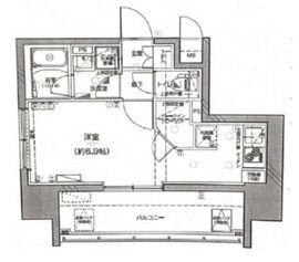 Le'a横濱ベイサイド 10階 間取り図