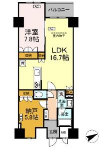 (仮称)中葛西5丁目プロジェクト 510 間取り図