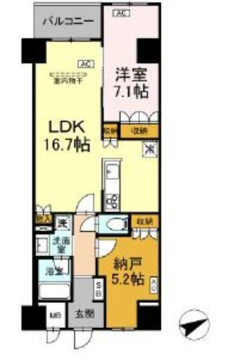 (仮称)中葛西5丁目プロジェクト 610 間取り図