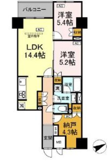 (仮称)中葛西5丁目プロジェクト 712 間取り図