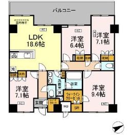 (仮称)中葛西5丁目プロジェクト 803 間取り図