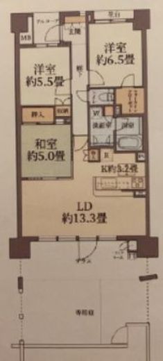 川崎サイトシティ 1階 間取り図