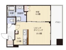 ザ・タワー横須賀中央 22階 間取り図