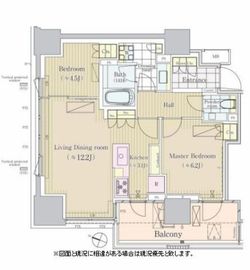 パークコート三番町ヒルトップレジデンス 4階 間取り図