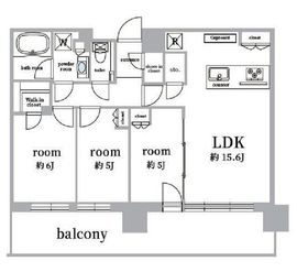 シティタワーズ東京ベイ 12階 間取り図