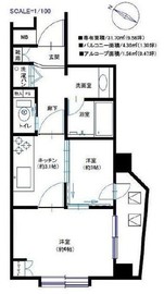 ジェイパーク神楽坂 4階 間取り図