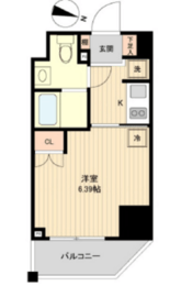 レノス新子安 806 間取り図