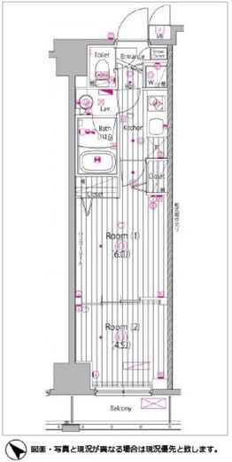 ガーラ・ステーション横濱関内 9階 間取り図