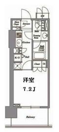 レキシントンスクエア白金高輪 407 間取り図