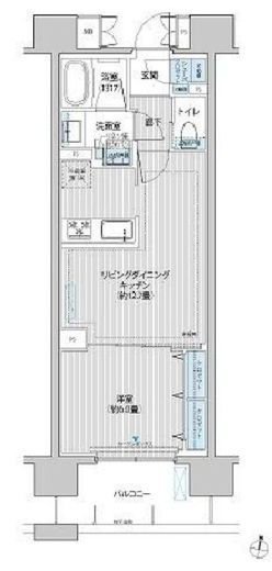 イニシア板橋桜レジデンス 309 間取り図