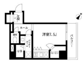 グロースメゾン新横浜 305 間取り図
