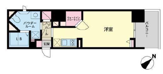 グロースメゾン新横浜 907 間取り図