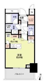 パークタワー西新宿 5階 間取り図