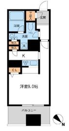 メトロタワー山下町 603 間取り図