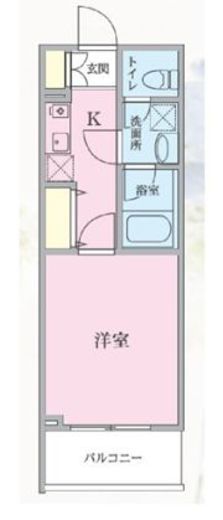 プライマル西大井グリーン 302 間取り図