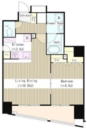 アクアアンビシャス八丁堀 601 間取り図