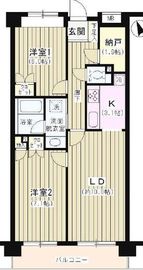 ラヴィーン等々力 303 間取り図