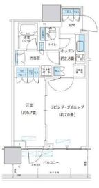 パークシティ柏の葉キャンパス ザ・ゲートタワー ウエスト 520 間取り図