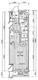 Feel A 渋谷 4階 間取り図