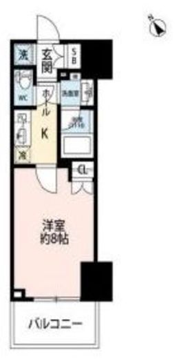 プレール・ドゥーク王子 2階 間取り図