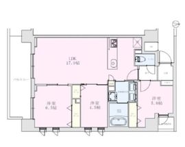 向山ガーデンレジデンス 503 間取り図