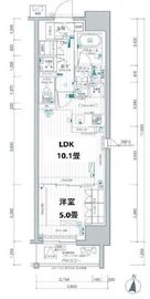 パレステージ新小岩ファストコート 8階 間取り図