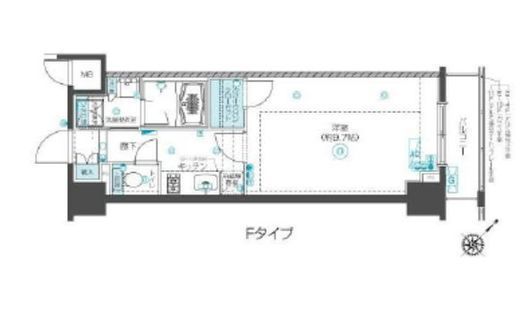 フェニックス新横濱クアトロ 2階 間取り図