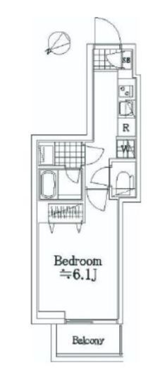 AZEST関内 606 間取り図