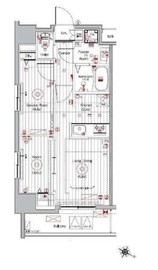 メイクスWアート横浜関内 503 間取り図