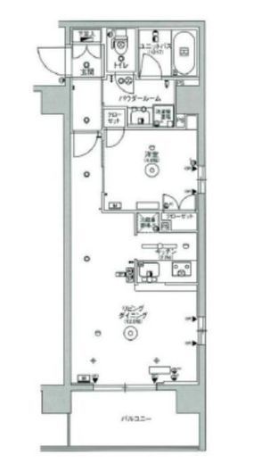 スカイコートパレス錦糸町 2階 間取り図