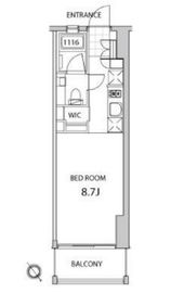 プレミアムキューブ元代々木 2階 間取り図