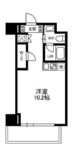 ドミ・エメロード 9階 間取り図