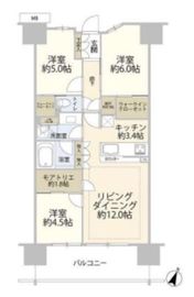 リビオシティ西葛西親水公園 15階 間取り図