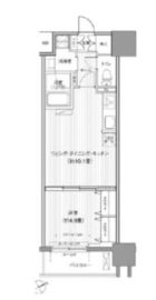 ダイイチフレア川崎 1204 間取り図