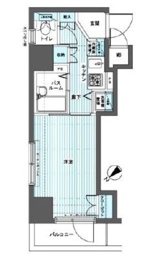 アヴァンティーク銀座1丁目 7階 間取り図