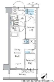 パークアクシス品川南大井パークフロント 116 間取り図