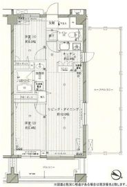 コスモリード西馬込 610 間取り図